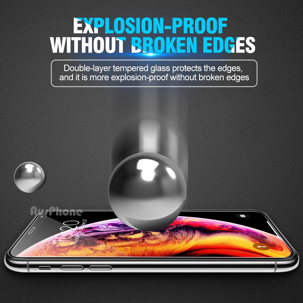 iPhone Tempered Glass Screen Protector Twin Pack