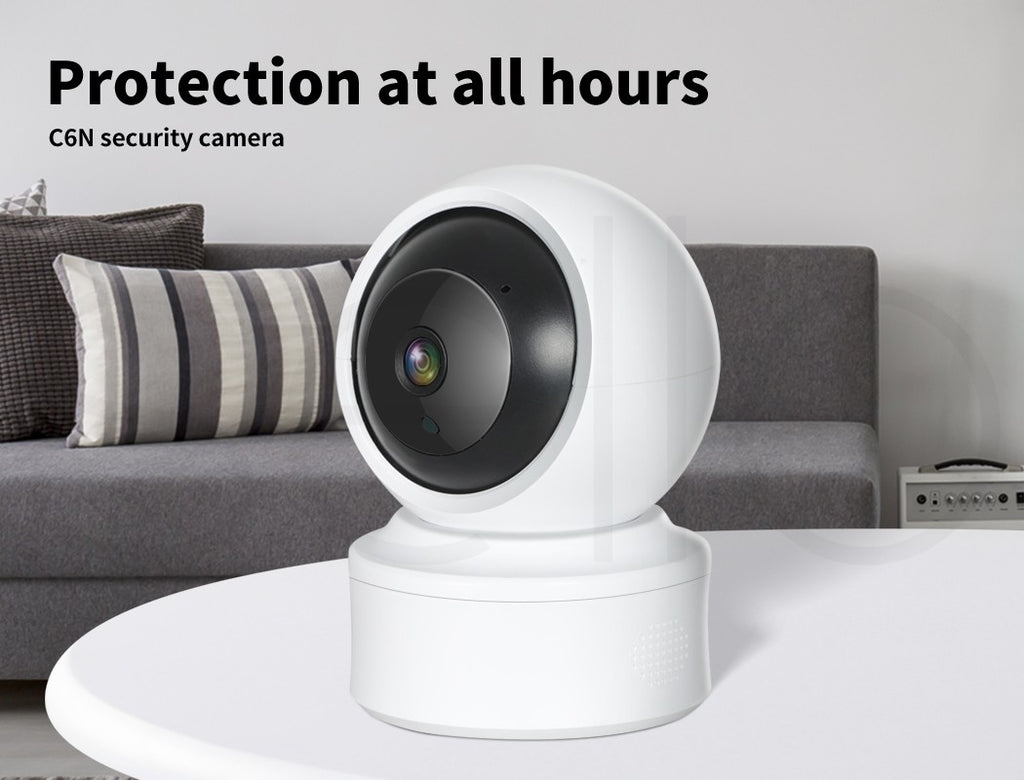 Home Security Camera – Wireless Indoor/Outdoor WiFi CCTV 360° Monitor C6N