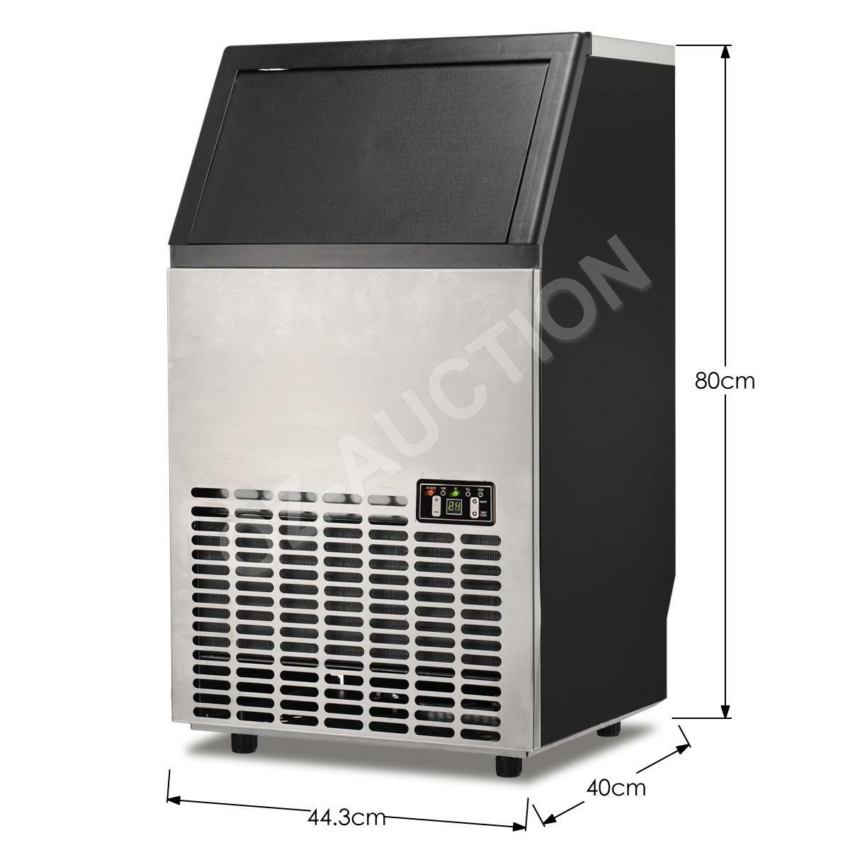 Maxkon Portable Ice Maker Machine Commercial 45–60KG/Day Auto Ice Maker