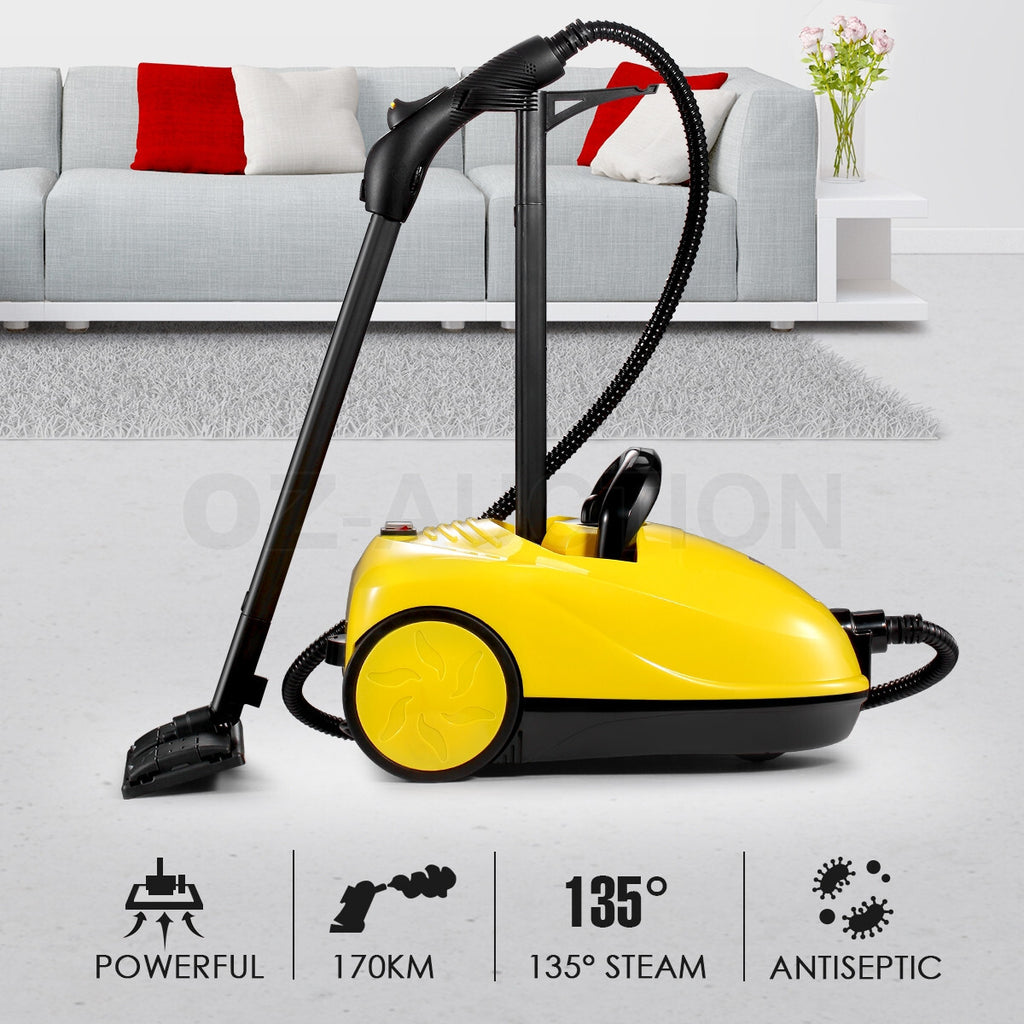 Maxkon 13-in-1 Steam Mop – High Pressure Floor & Carpet Cleaner, 3.4L Dual Tank