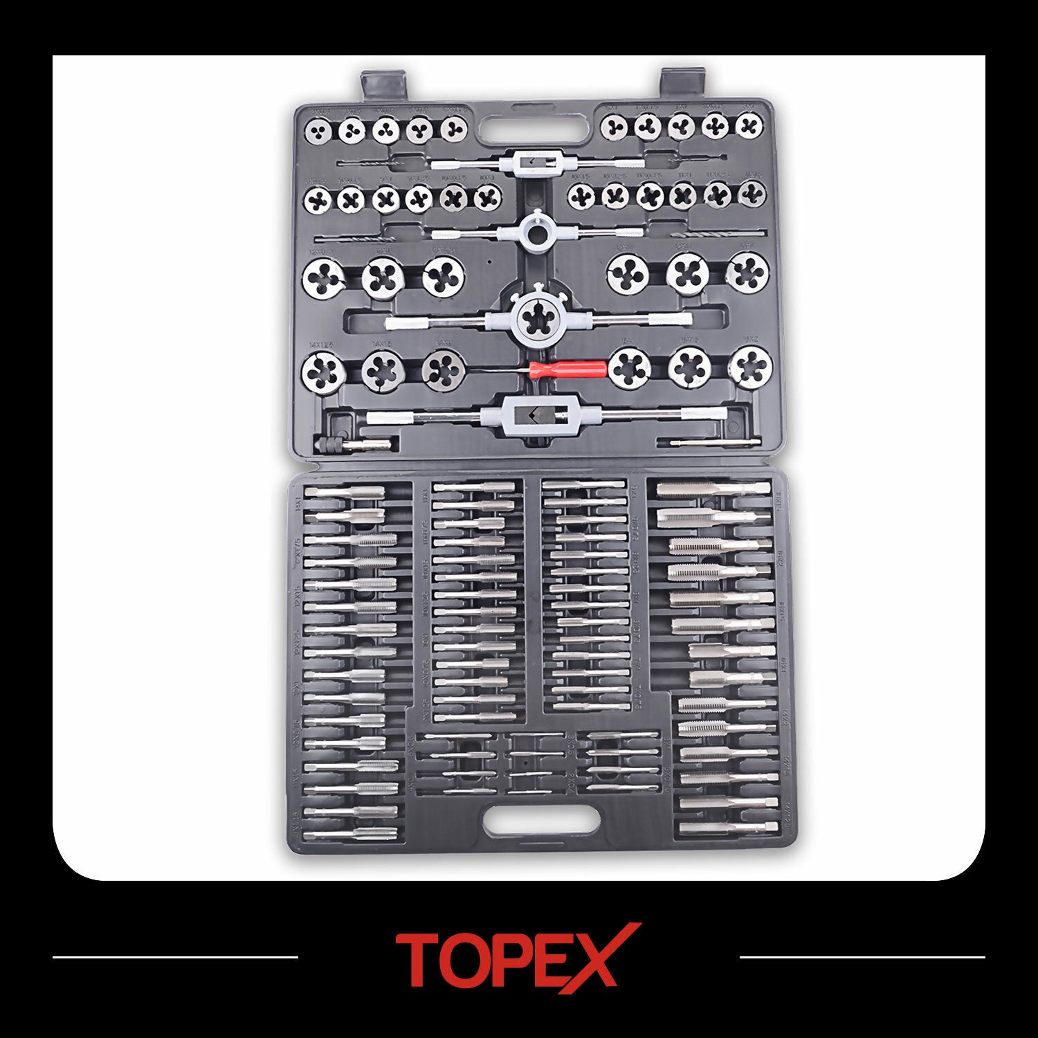 118pc Tap & Die Set – Metric Screw Thread Drill Kit M2-M18