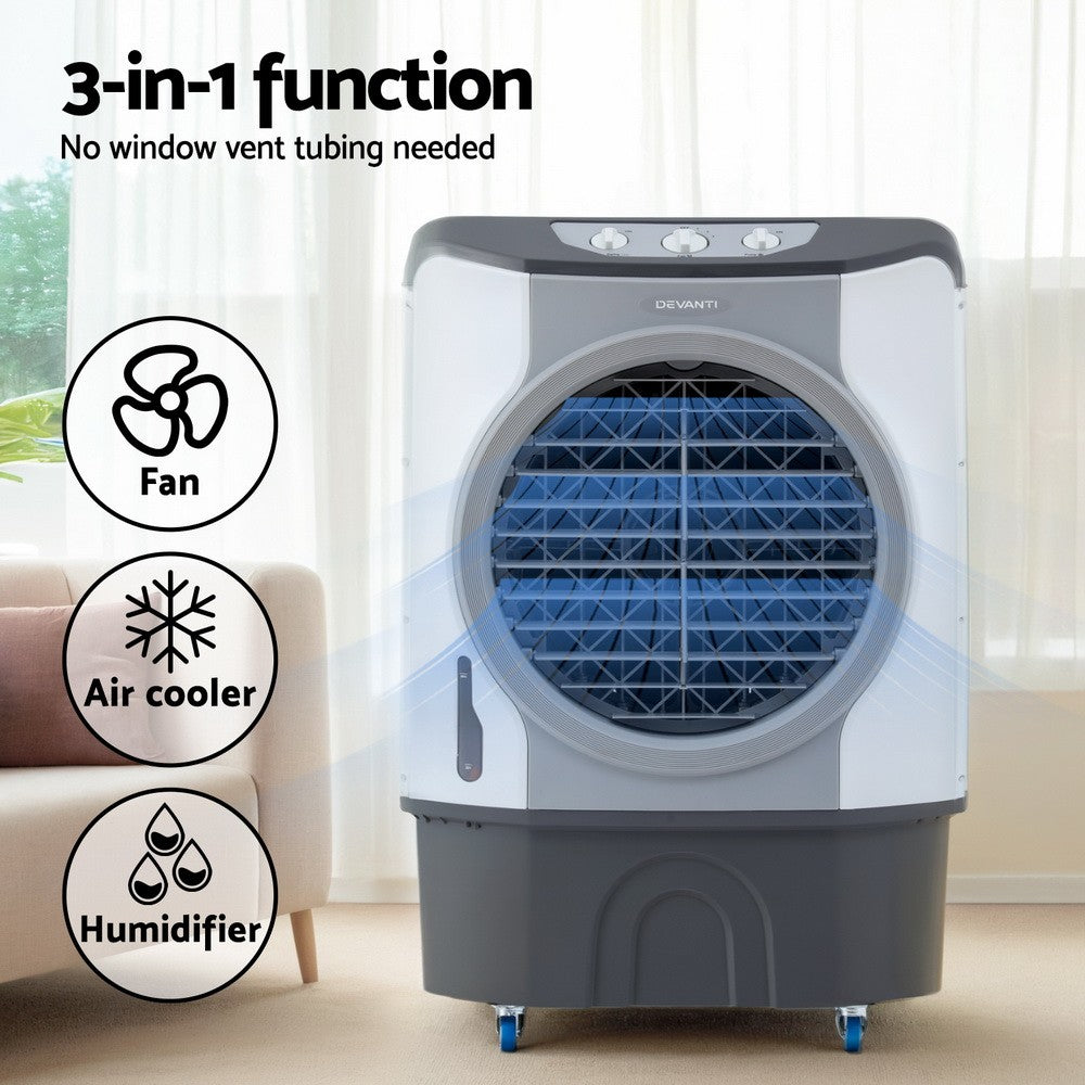 45L Evaporative Air Cooler Industrial Commercial Fan