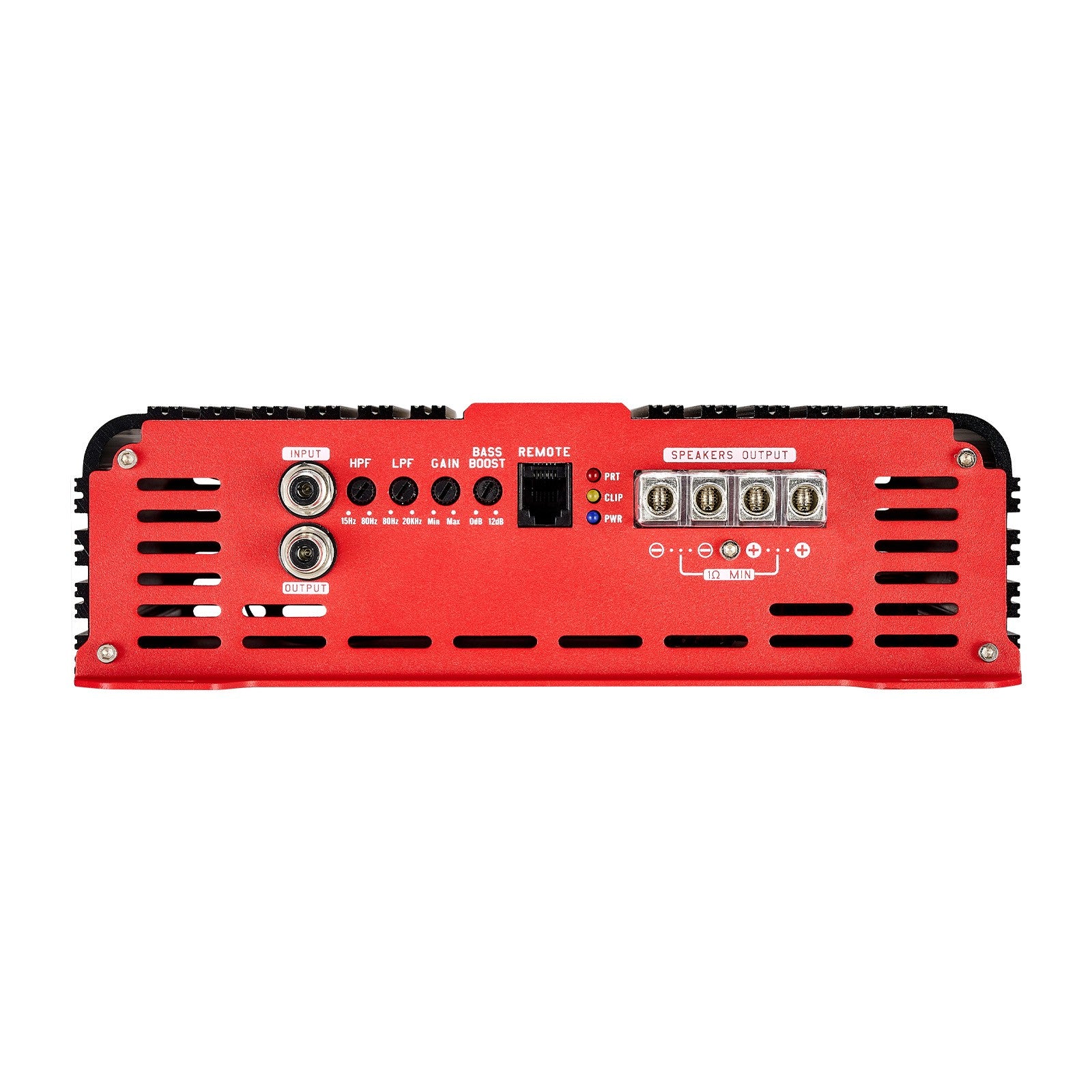 Uimoso Monoblock Class D Car Amplifier 2000W RMS for Subwoofers, 1/2/4 Ohm