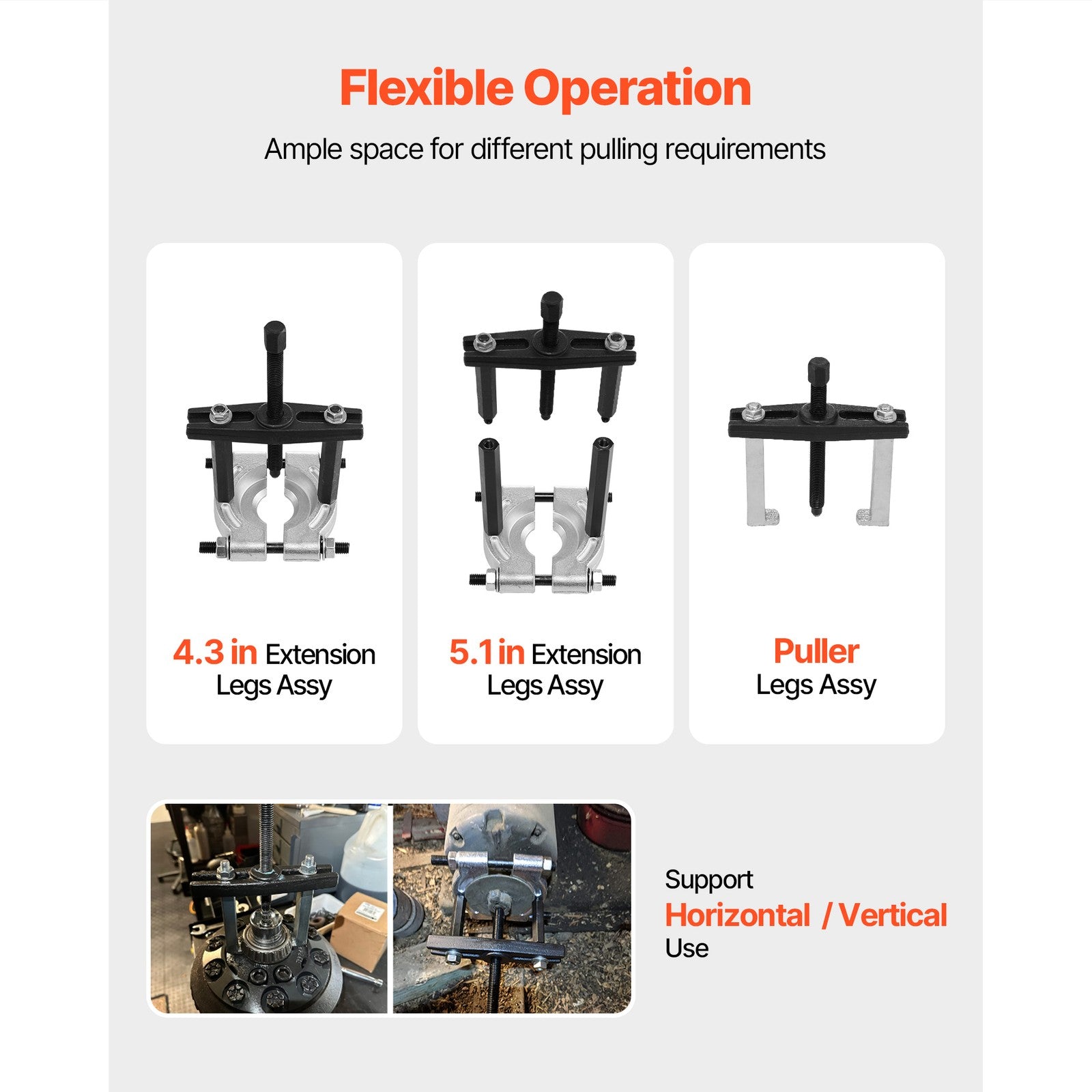 Uimoso 14 PCS Bearing Puller Set with Separator Tool and Case, 5 Ton Capacity
