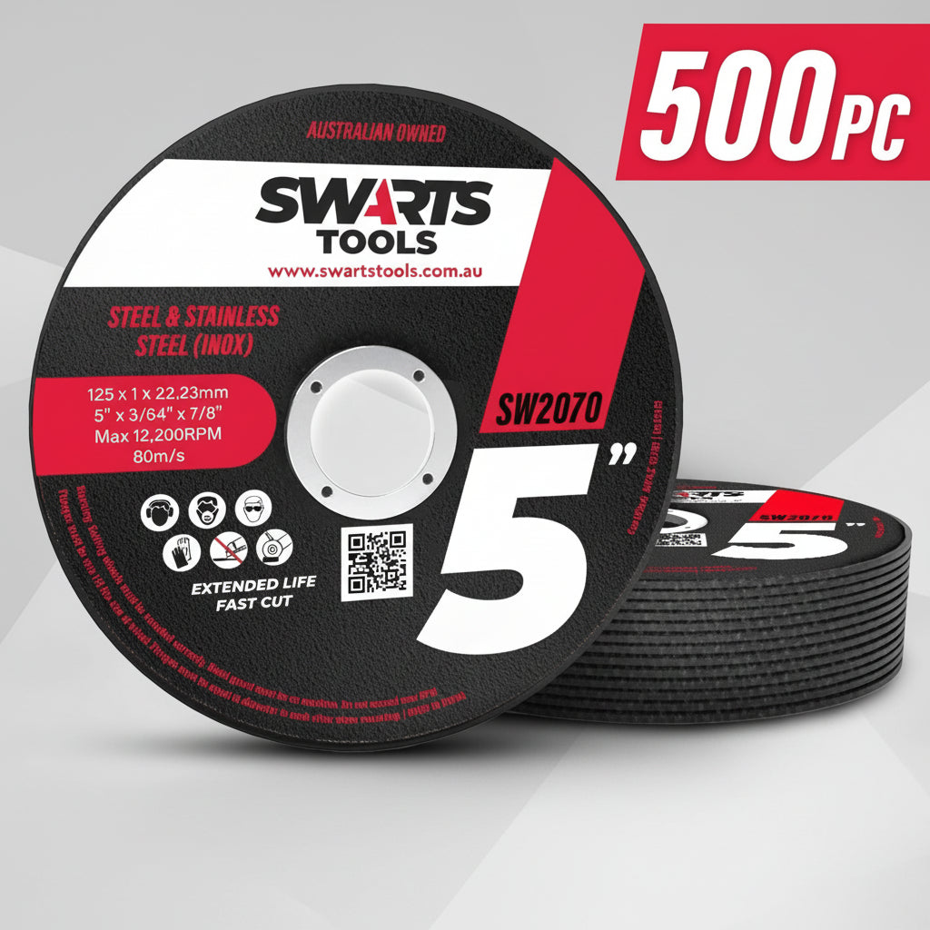 5" 125mm Thin Cut-Off Discs – Grinder Wheels for Metal/Steel