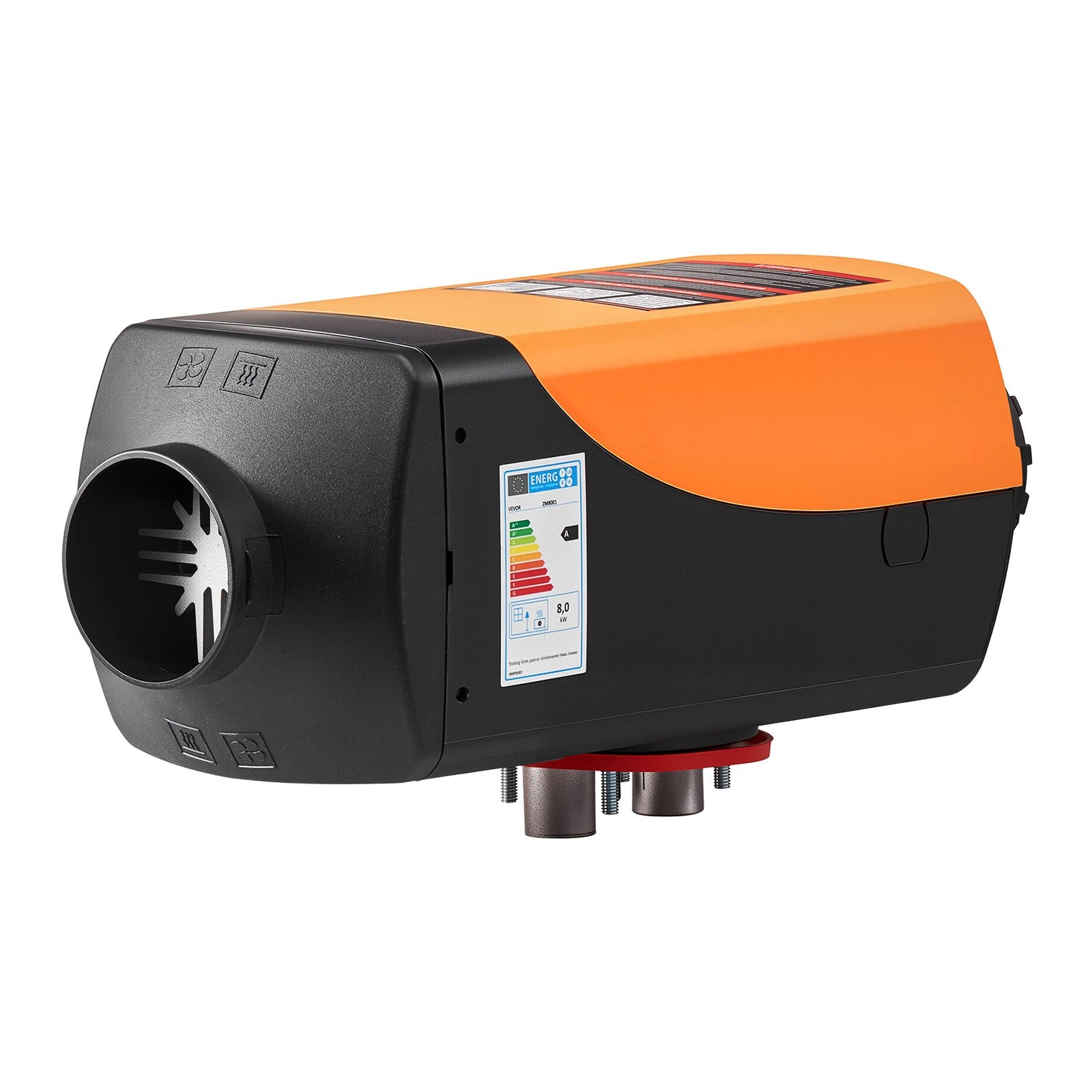 Uimoso Diesel Air Heater 8 kW 12-24 V with 10L Fuel Tank for Parking and Heating