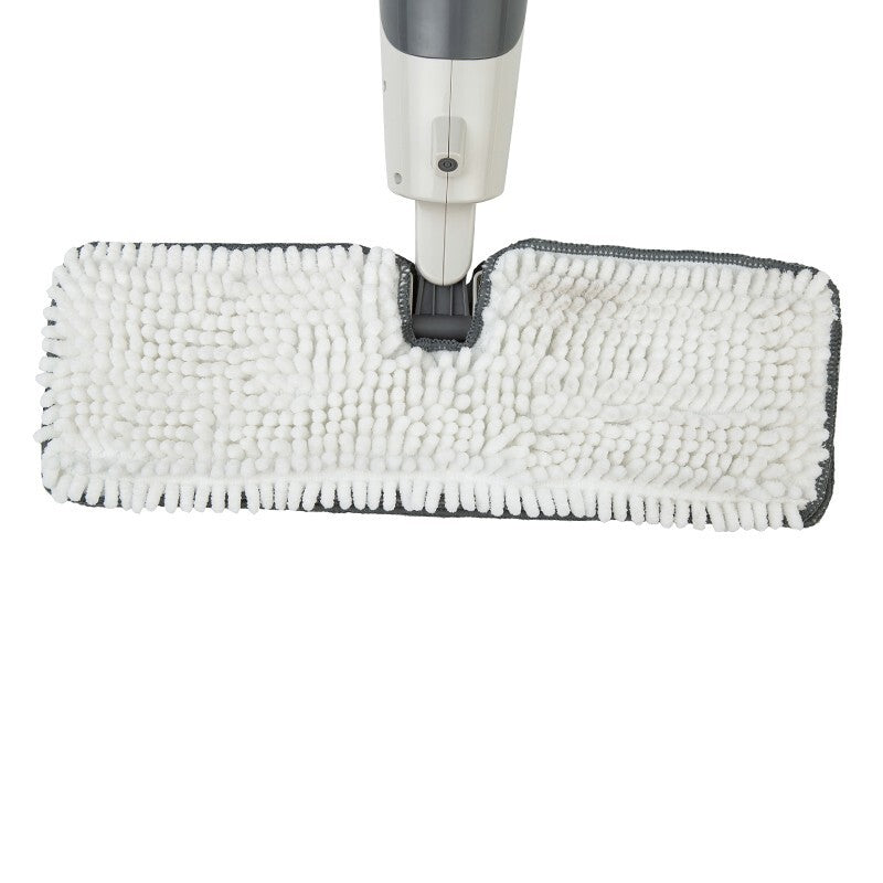 360° Swivel Spray Mop – Double-Sided Microfiber Pads for Wood Floors