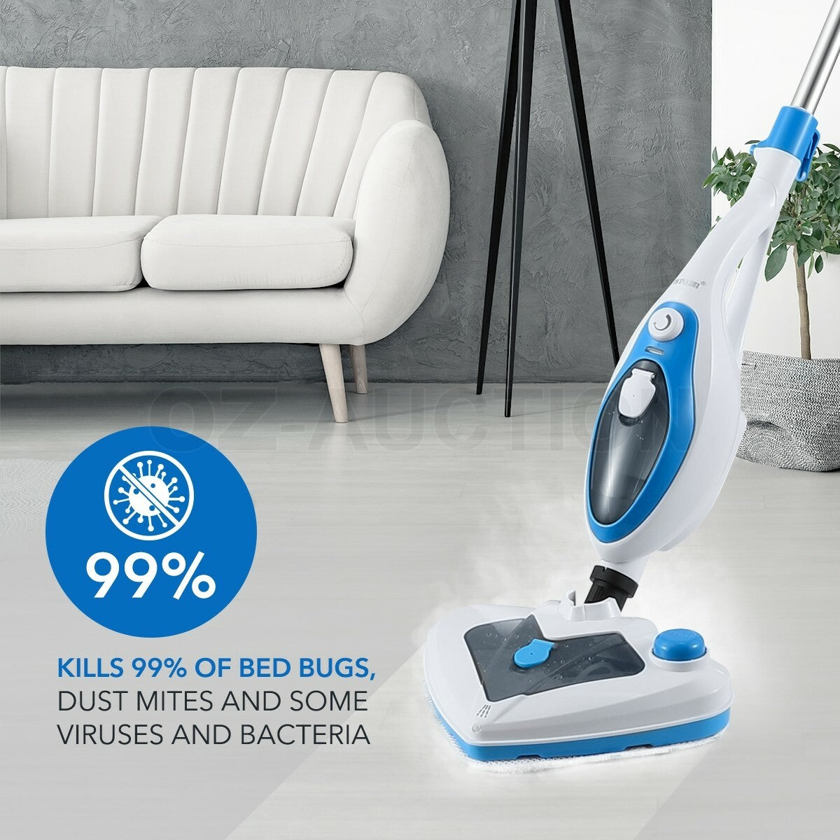 Maxkon Steam Mop Cleaner Handheld Floor & Carpet Multi-Function