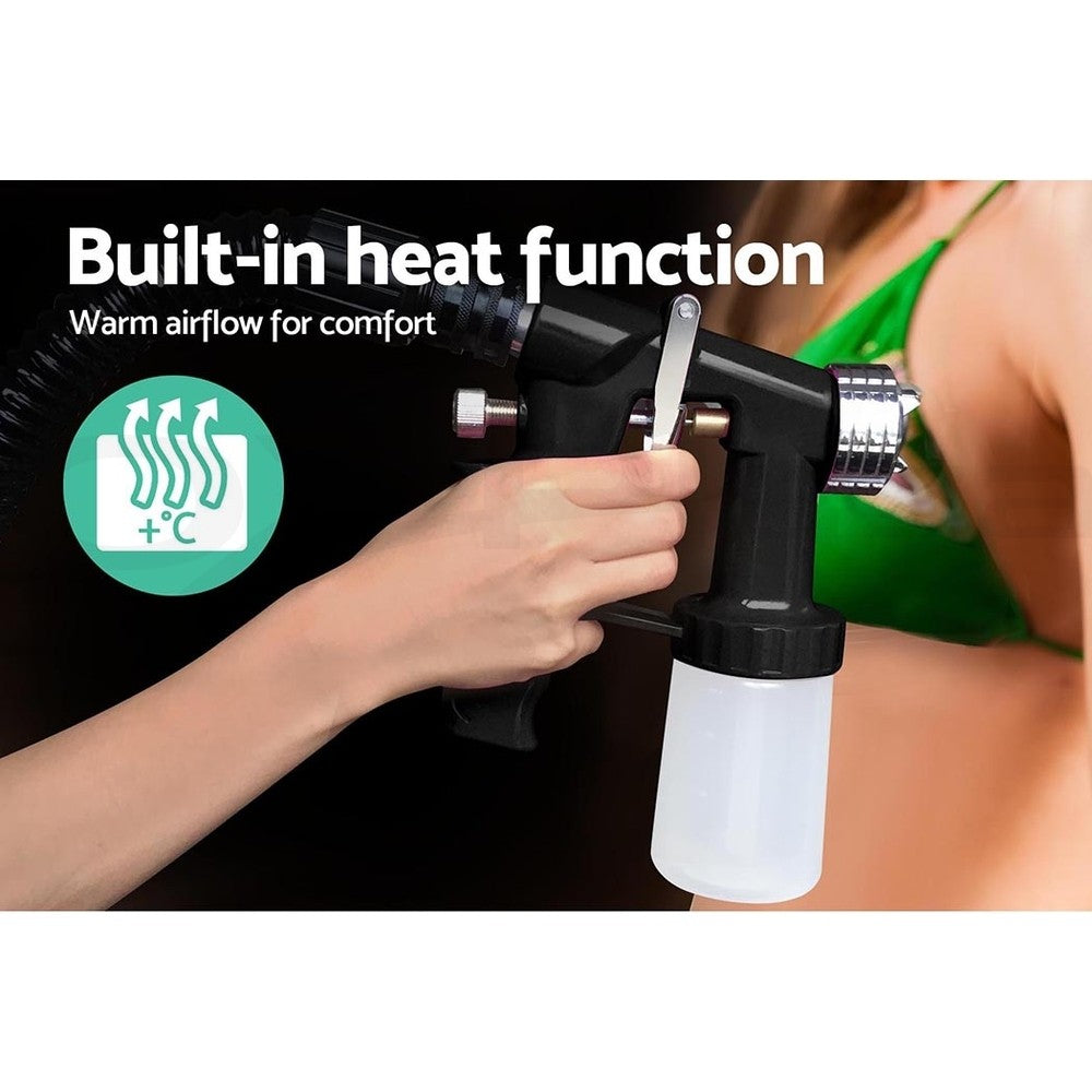 Spray Tanning Machine HVLP Spray Gun 700W Sunless Kit Black