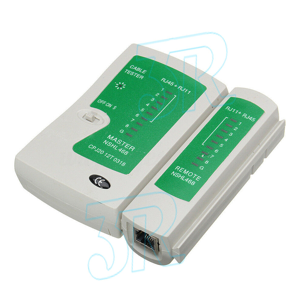 LAN Network Cable Tool Kit CAT5/6 Crimper RJ45 Tester Stripper Punch Down