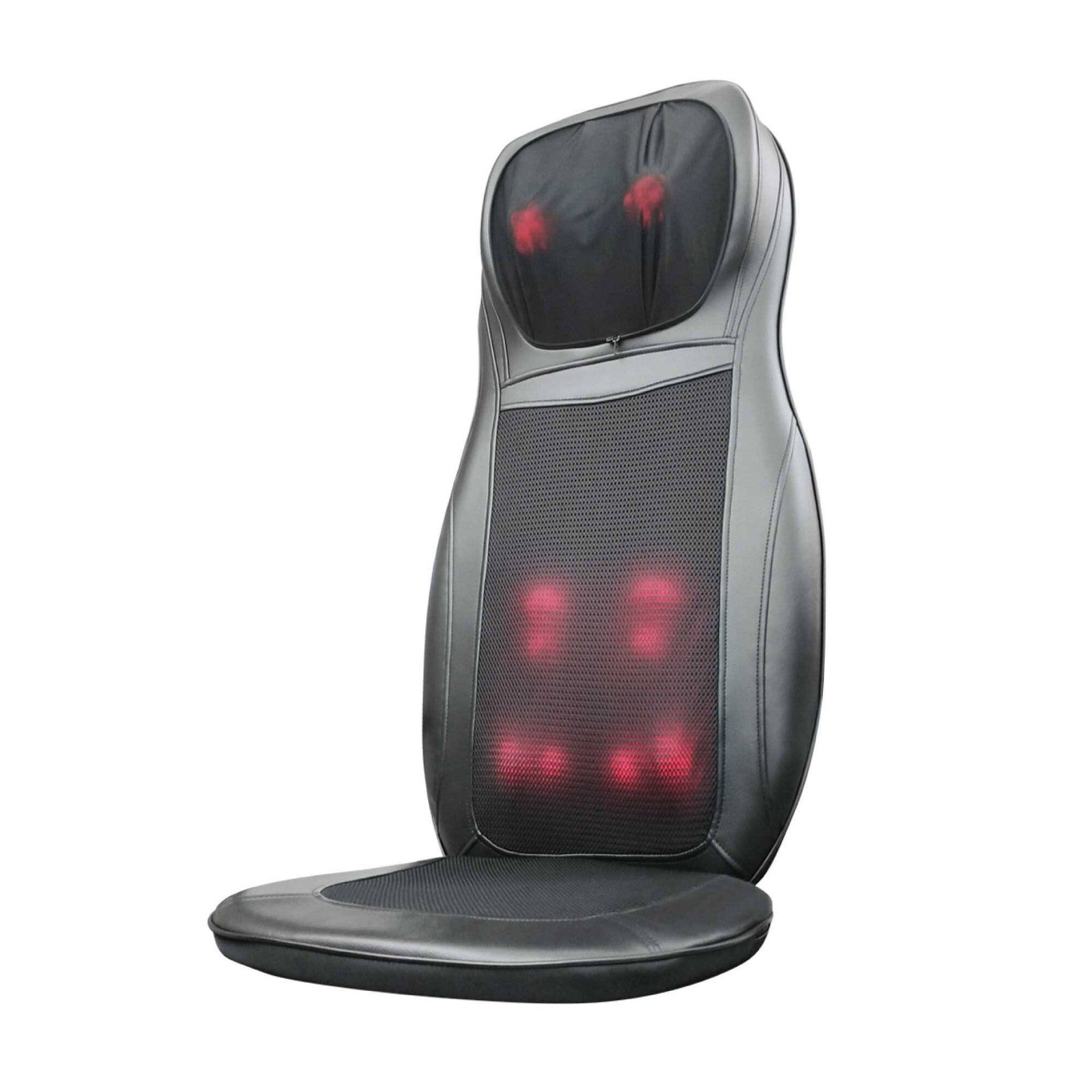 Heated Shiatsu Massage Cushion for Home and Office Chairs