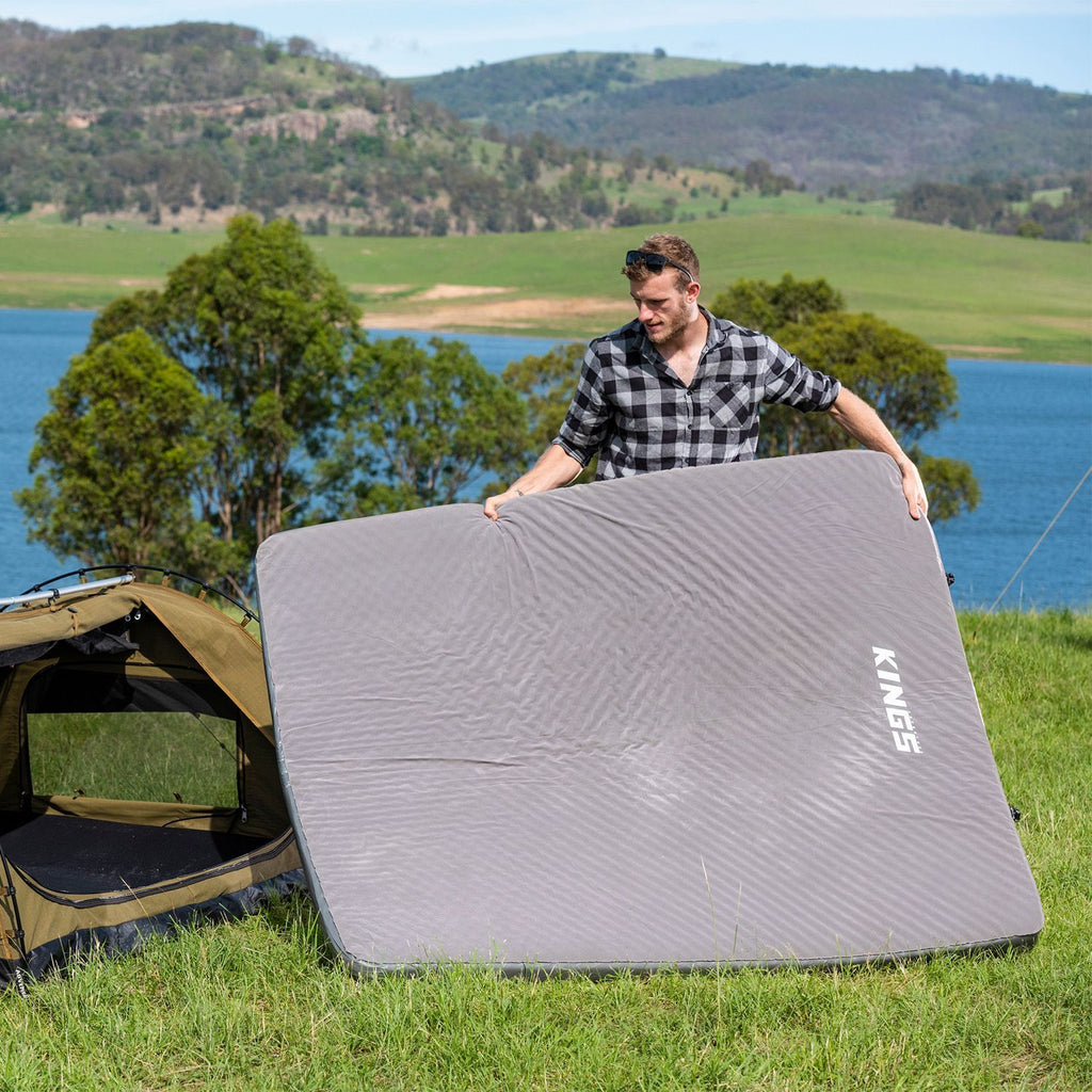 Adventure Kings Self Inflating Foam Mattress Queen Size 10cm thick Camping