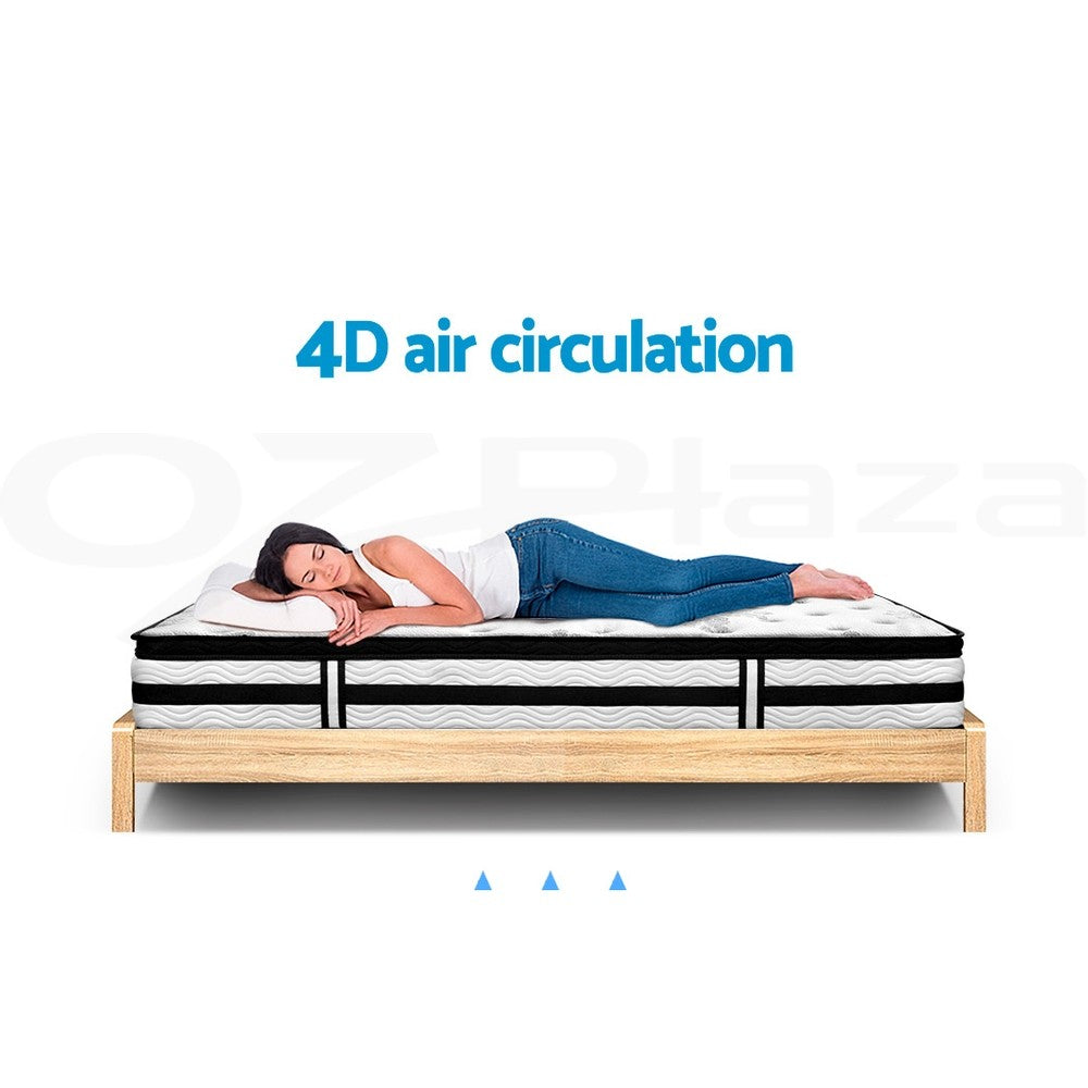 34cm Euro Top Pocket Spring Mattress Super King
