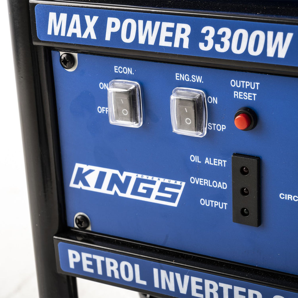 Adventure Kings 3.0kVA Inverter Generator 2Yr Warranty + Cover Portable Camping