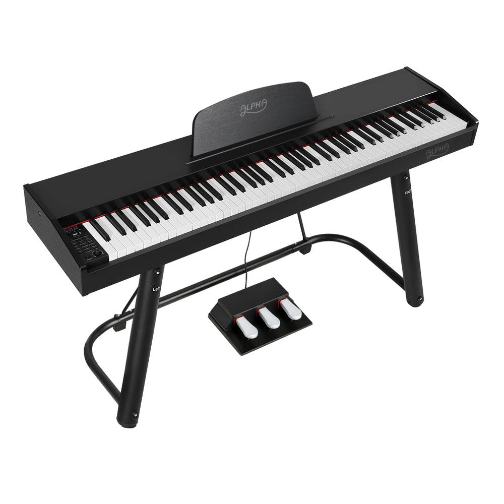 88 Keys Electronic Digital Piano Keyboard Semi-Weighted Stand