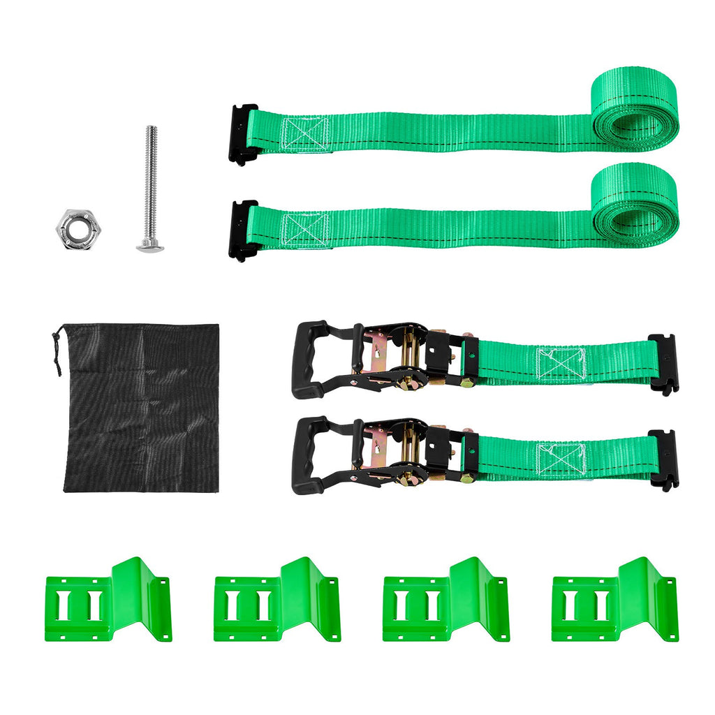 Uimoso Wheel Chock Tie-Down Kit with Buckle, 1986.73 kg Strength, 662 kg Load