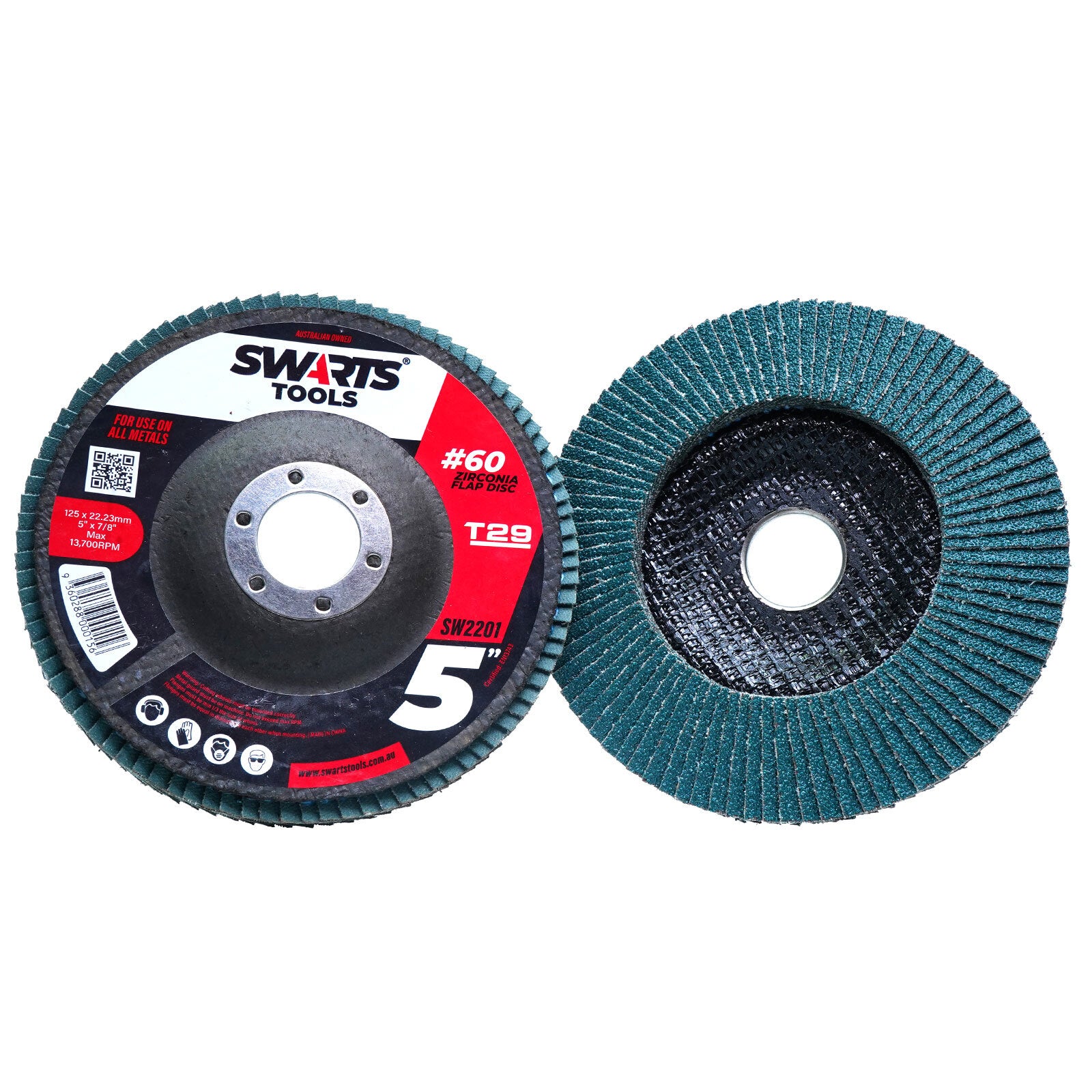 5" 125mm Zirconia Flap Disc – Grinder Sanding Disk for Metal