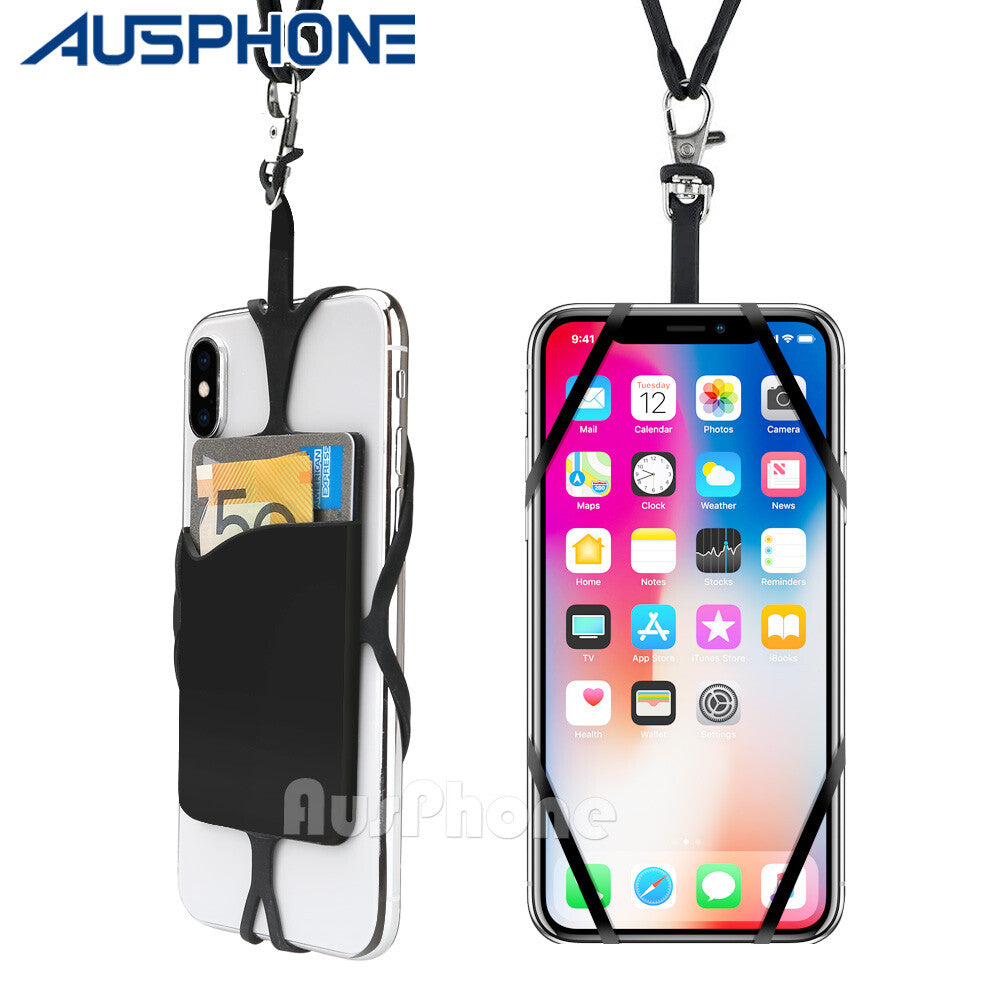Cell Phone Lanyard Detachable Neck Strap with Case