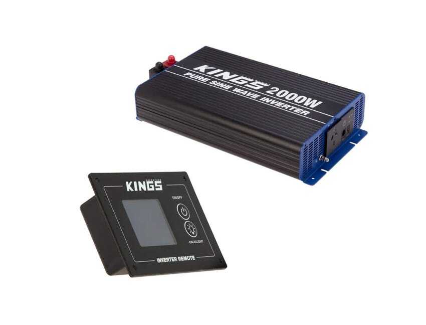 Kings 2000W Pure Sine Wave Inverter + Premium Inverter Remote Display