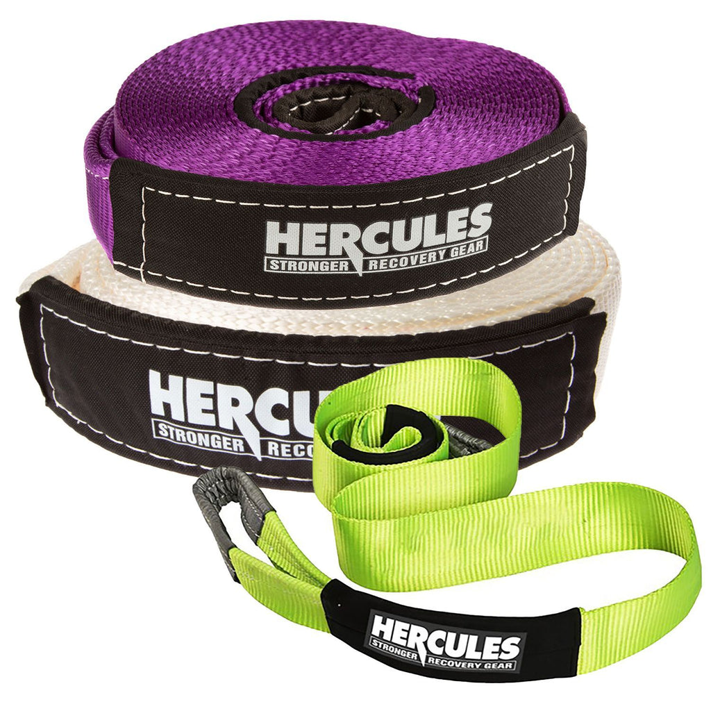Adventure Kings Hercules Complete Recovery Kit 11 piece Snatch Winch & 4WD Gear