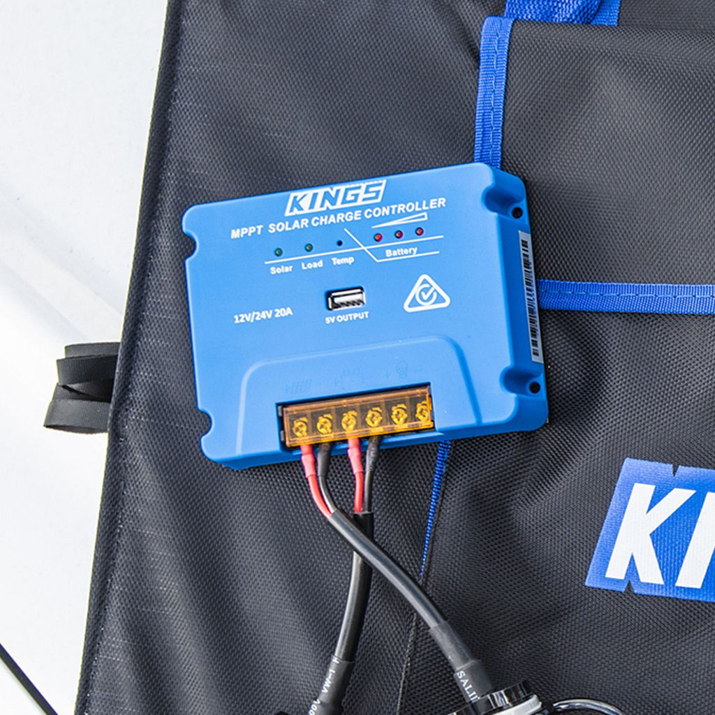 Adventure Kings 20A MPPT Solar Regulator USB Charging Power 4WD Caravan Control