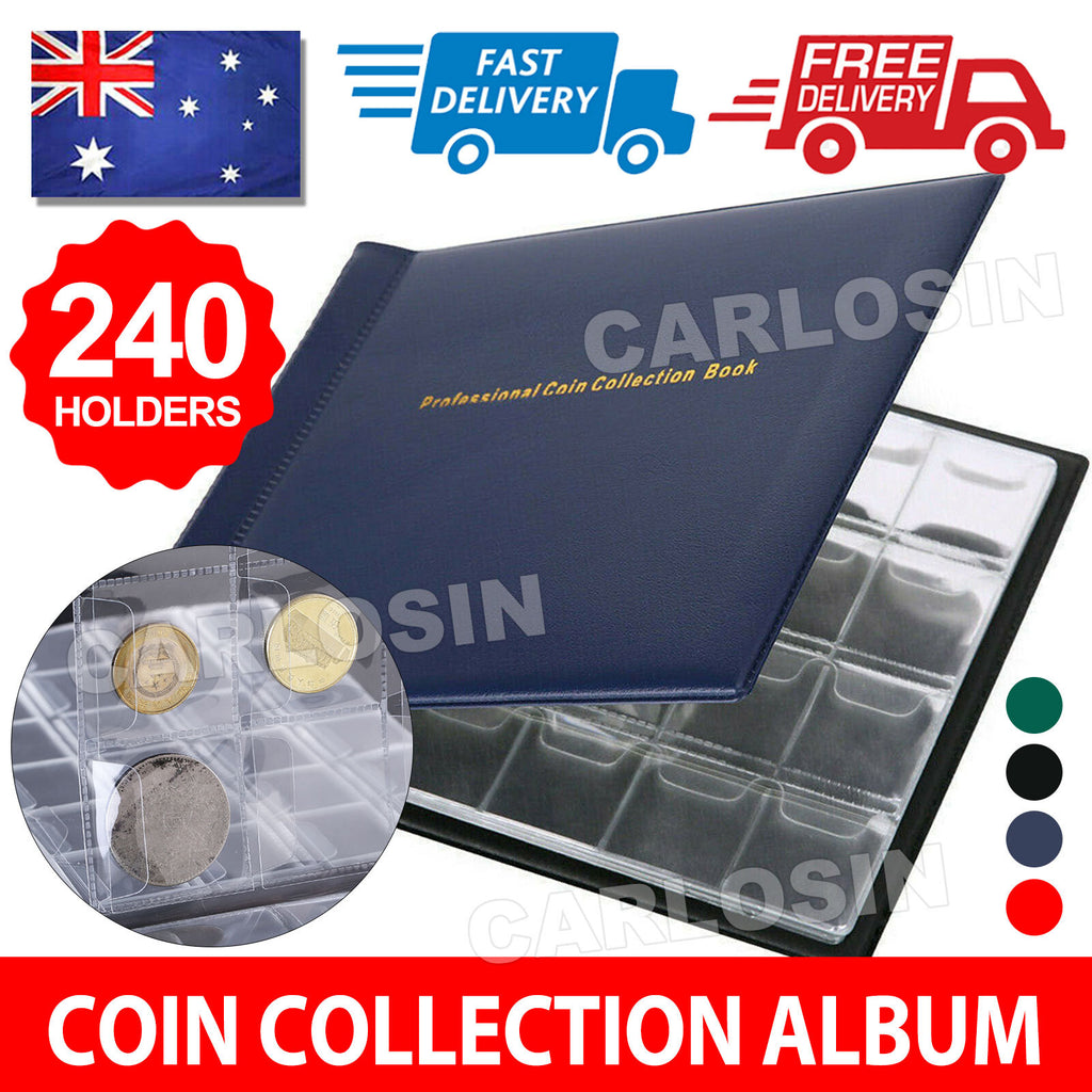 240 Coin Holder Collection Album Storage Book