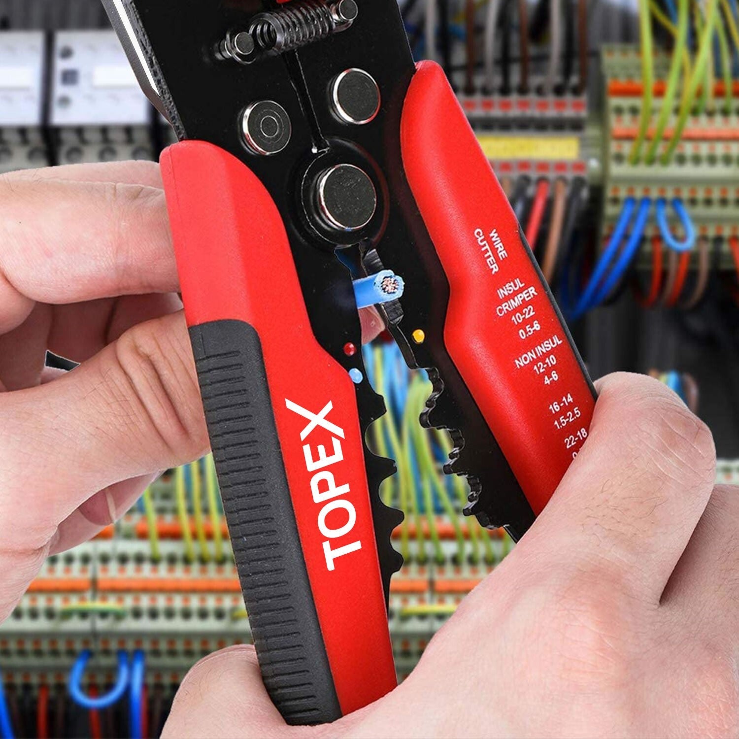 260pc Wire Stripper & Crimper Set – Self-Adjustable Pliers & Terminals