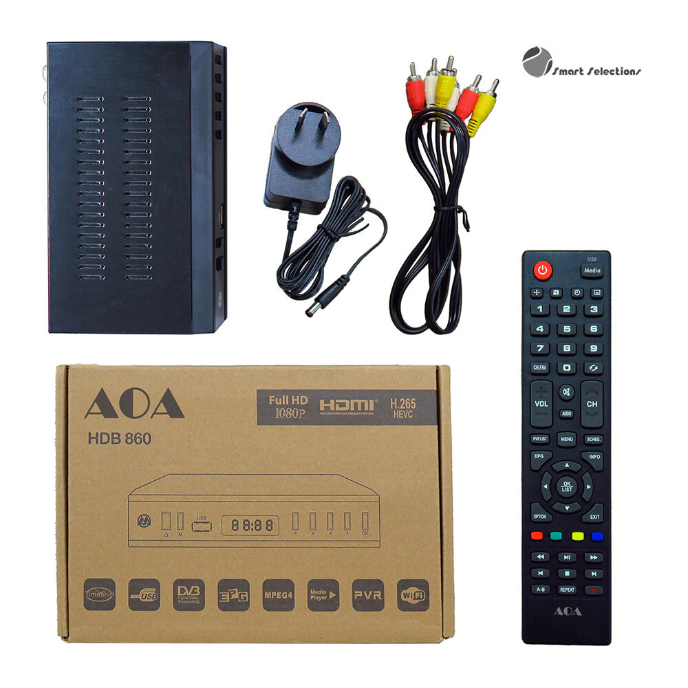 HDB860 AOA Full HD Set Top Box – DVB-T2, H.265, PVR for AU DTV