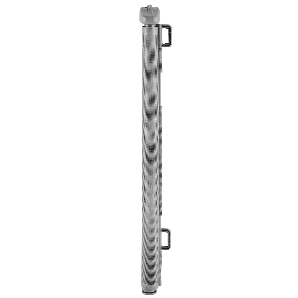 Uimoso Retractable Mesh Gate for Pets and Babies, 1430 mm W, 795 mm Tall, Gray