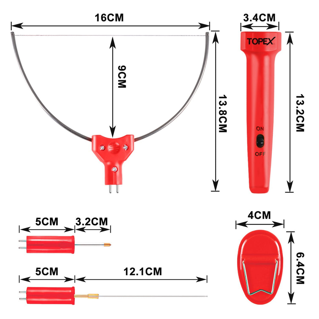 3-in-1 Hot Wire Foam Cutter – Styrofoam & Polystyrene Tool Set