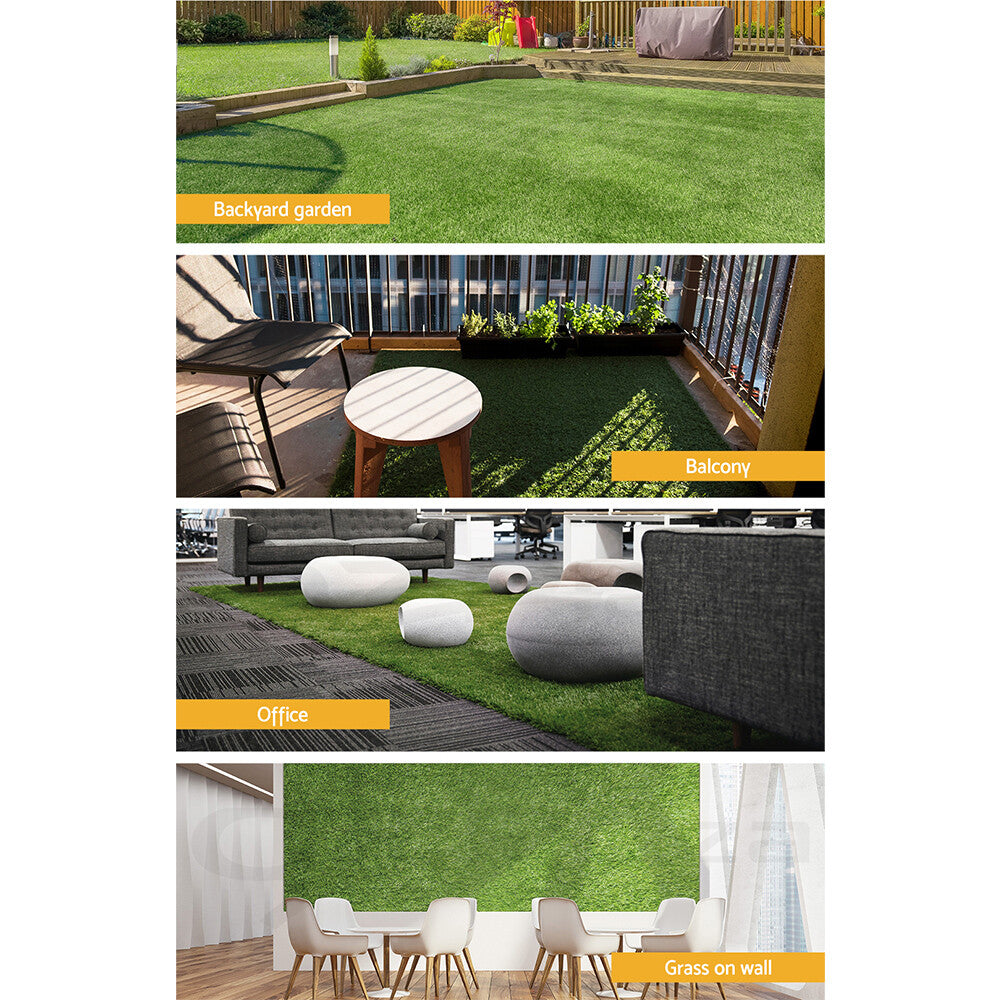 Turf 40mm Artificial Grass Synthetic Lawn 2x5m 4-Colour