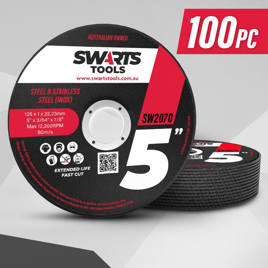 5" 125mm Thin Cut-Off Discs – Grinder Wheels for Metal/Steel