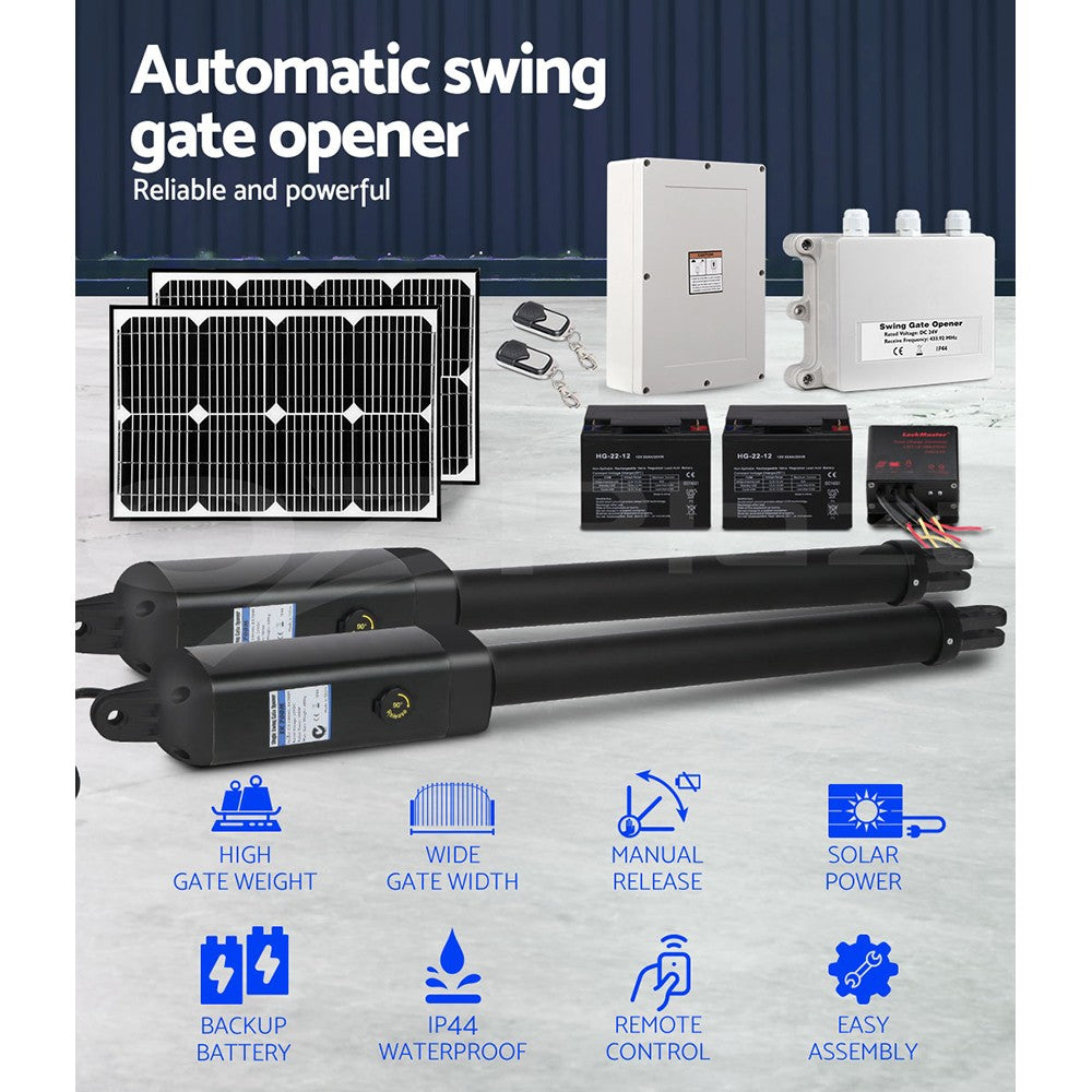 Gate Opener 1200KG Electric Automatic Motor Solar Remote