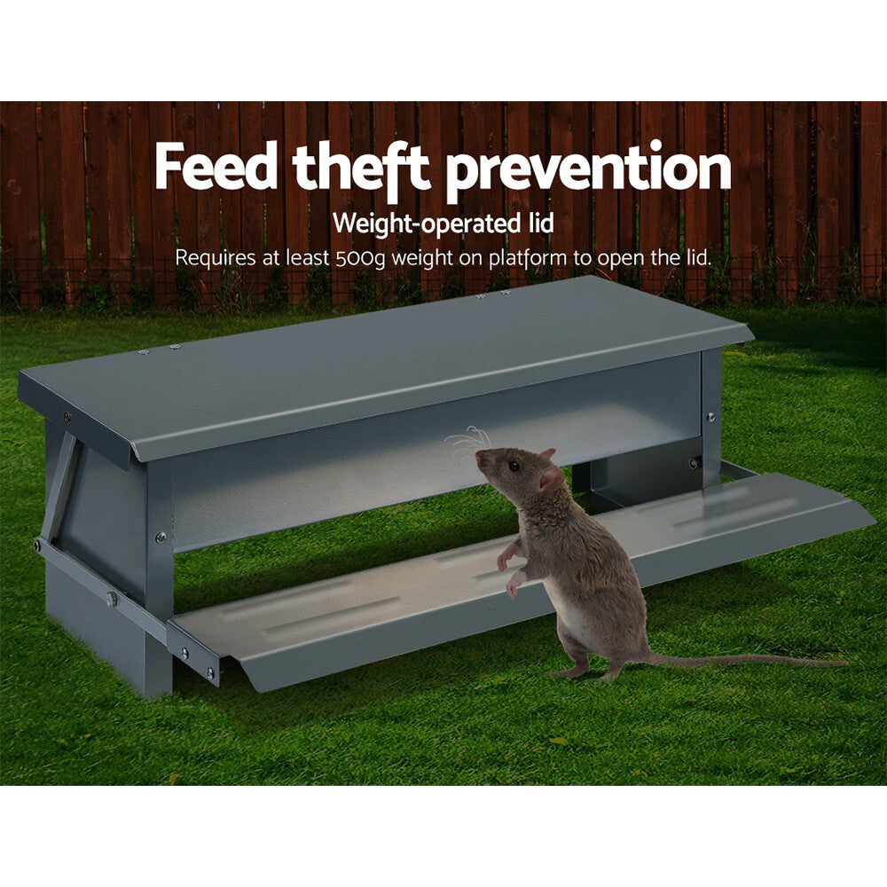Automatic Chicken Feeder Coop Treadle Self-Opening Poultry