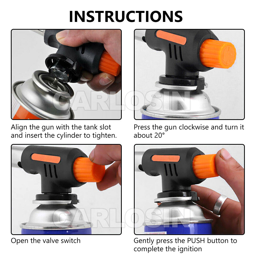 Butane Gas Blow Torch Camping Welding Soldering Fire Lighter