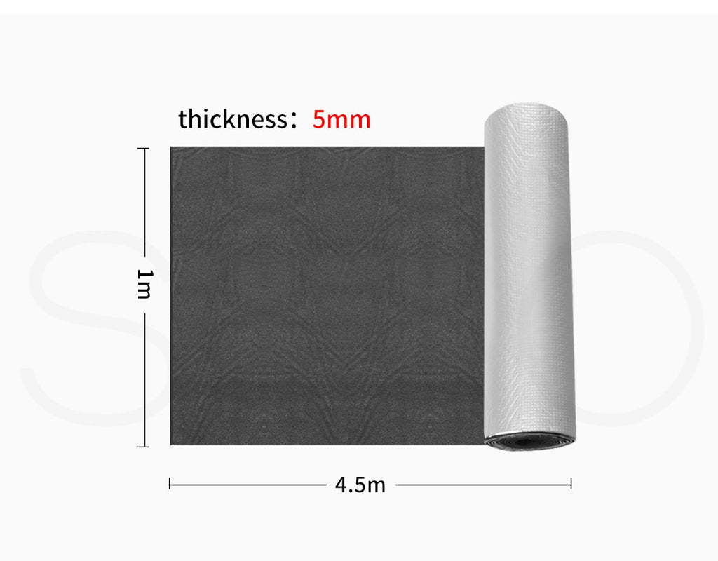 4.5sqm Car Sound Deadener – 5mm Foam Heat & Noise Insulation Mat