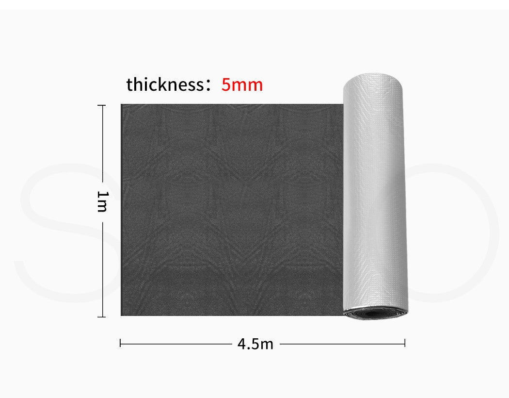 4.5sqm Car Sound Deadener – 5mm Foam Heat & Noise Insulation Mat