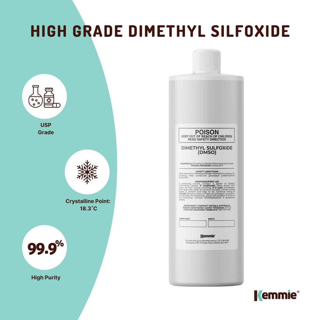Dimethyl Sulfoxide DMSO Liquid 99.9% High Purity Solvent