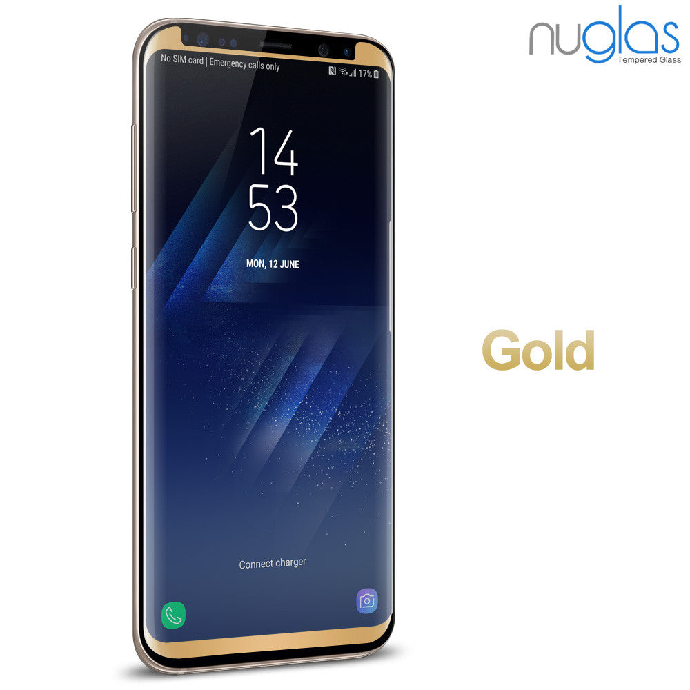 NUGLAS Full Coverage Tempered Glass Screen Protector for Samsung