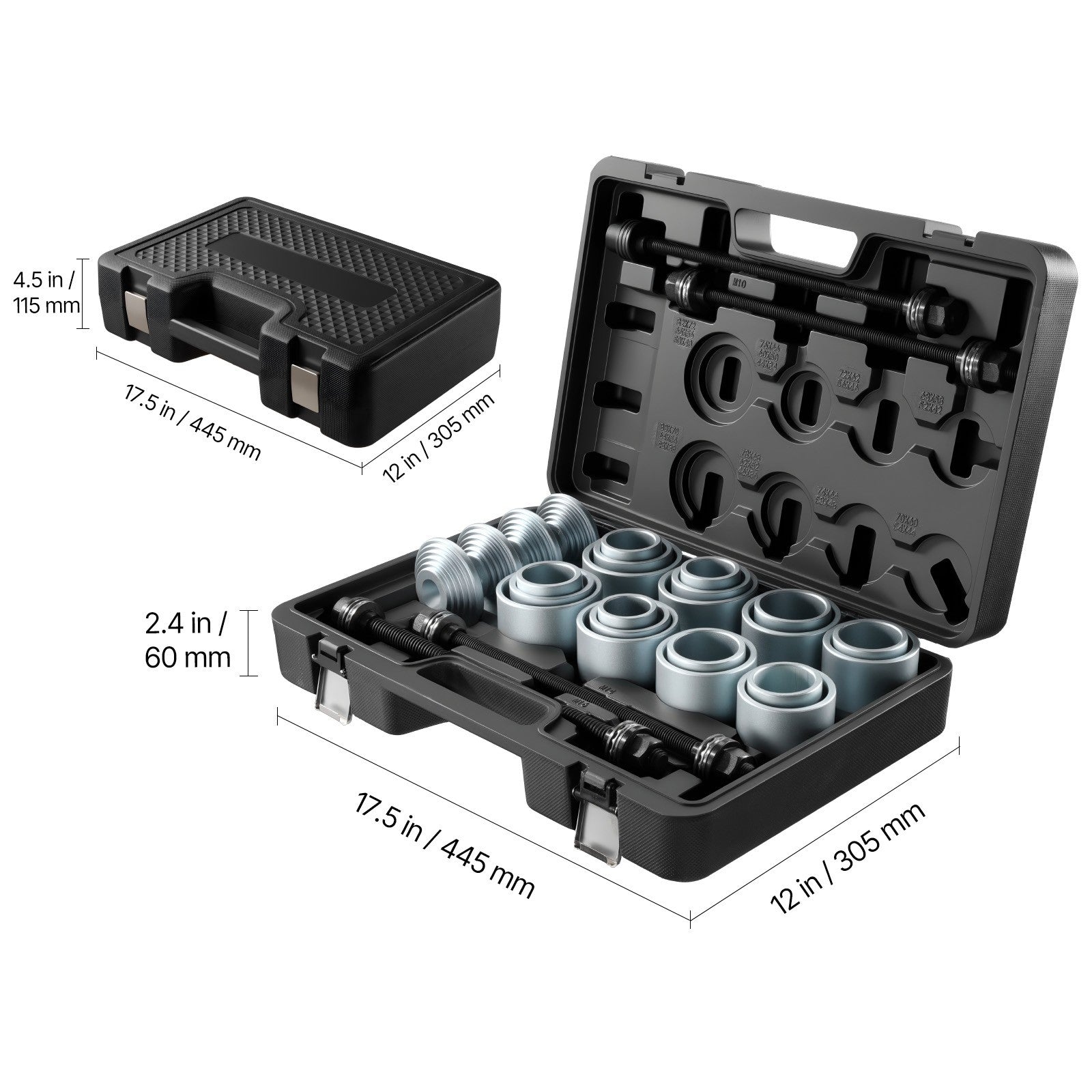 Uimoso 28PCS Pull & Press Sleeve Kit for Bush and Bearing Removal & Installation