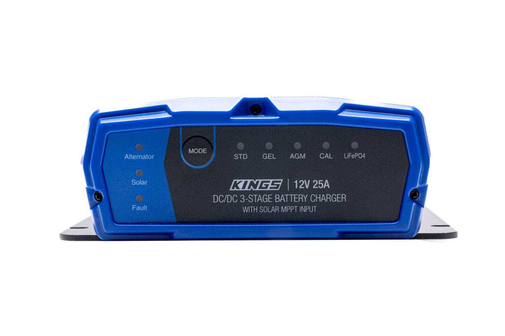 Kings 25A DC DC Charger MPPT Solar Regulator Lithium Compatible 12/24V Input