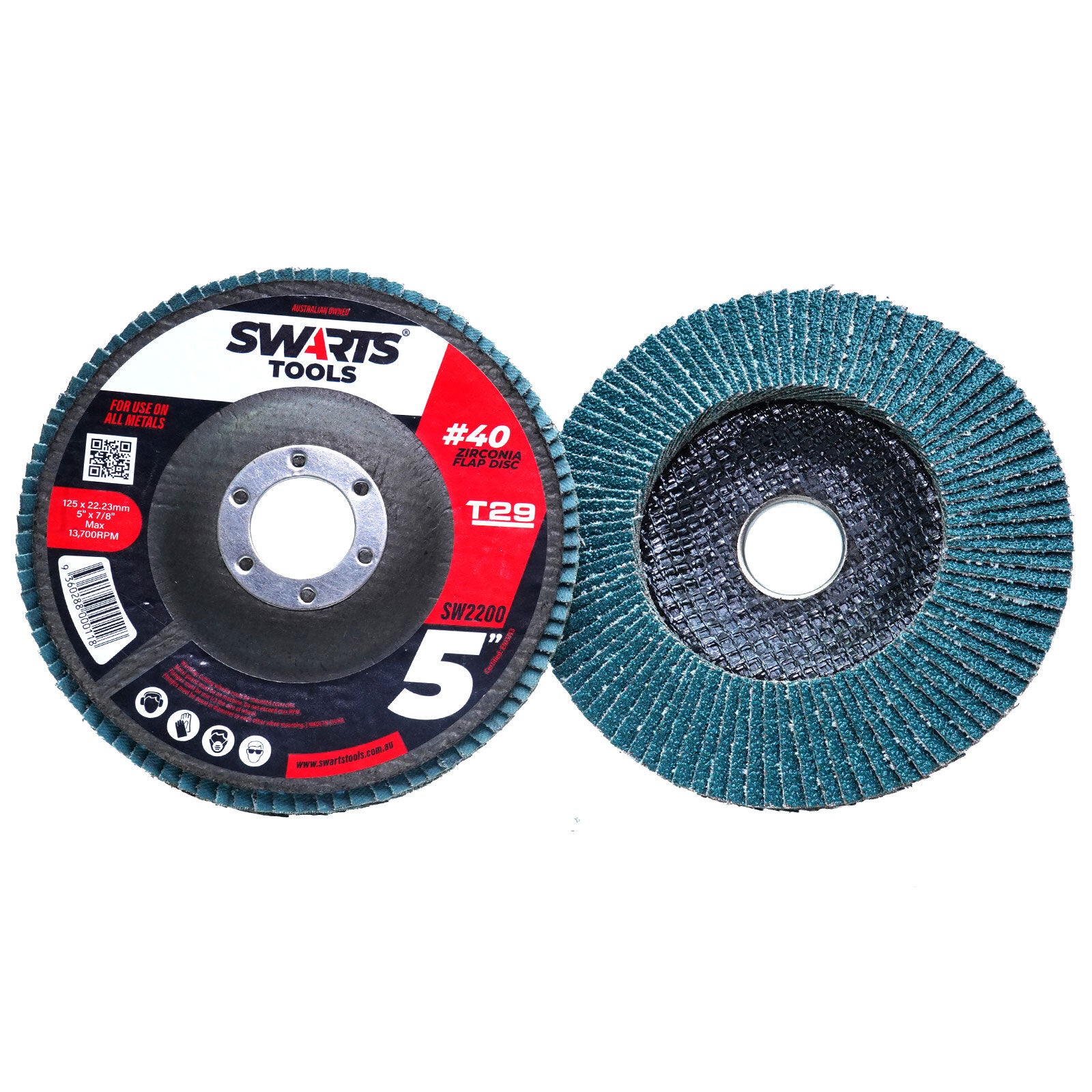 5" 125mm Zirconia Flap Disc – Grinder Sanding Disk for Metal