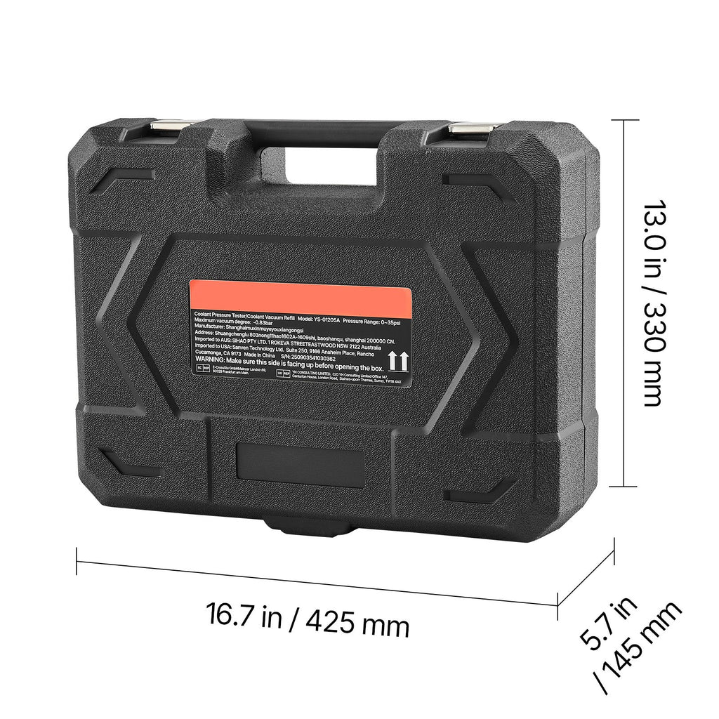 Uimoso 47-Piece Coolant Pressure Tester & Radiator Vacuum Refill Kit