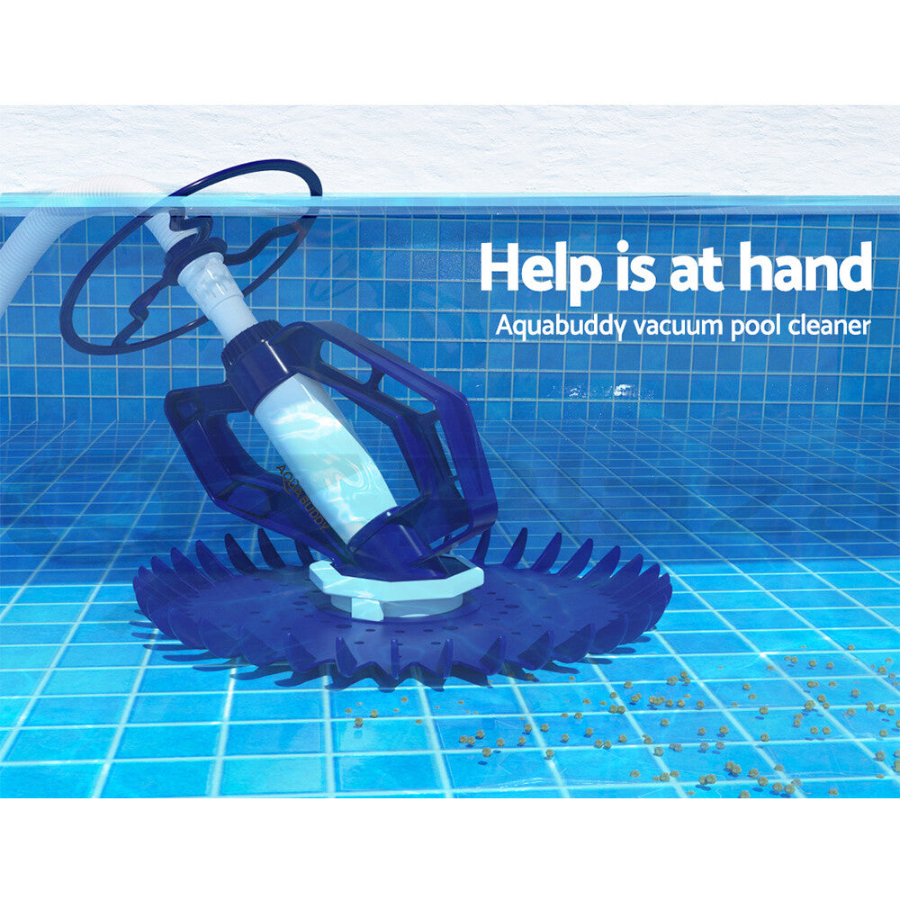 Aqua Buddy Pool Cleaner Automatic Vacuum Suction 10M Hose