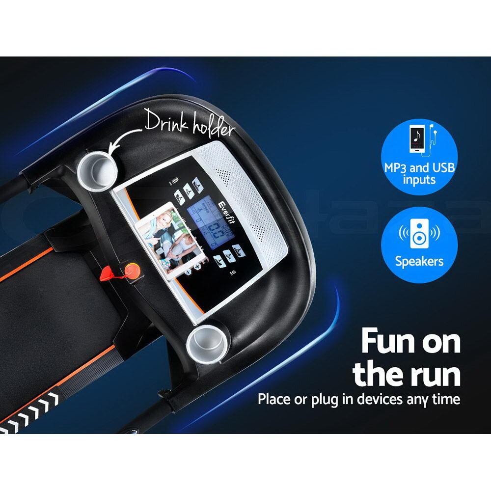 Electric Treadmill Auto Incline Home Gym Fitness 450mm