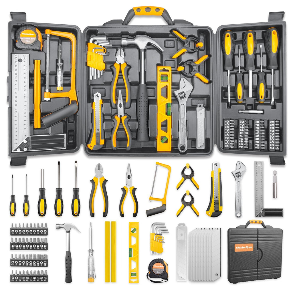80pc Hand Tool Set – Household Kit with Hammer, Pliers & Knife