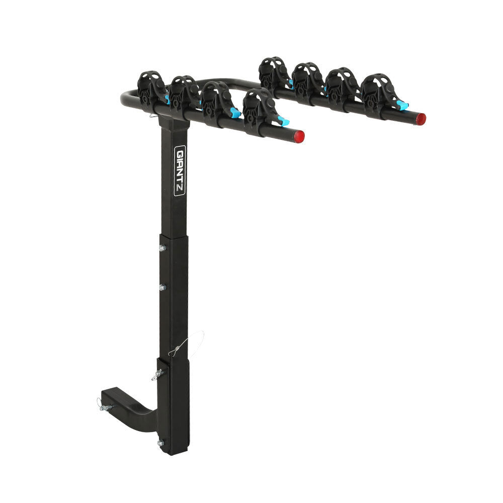 4-Bike Carrier Rack Car Rear Hitch 2" Towbar Foldable