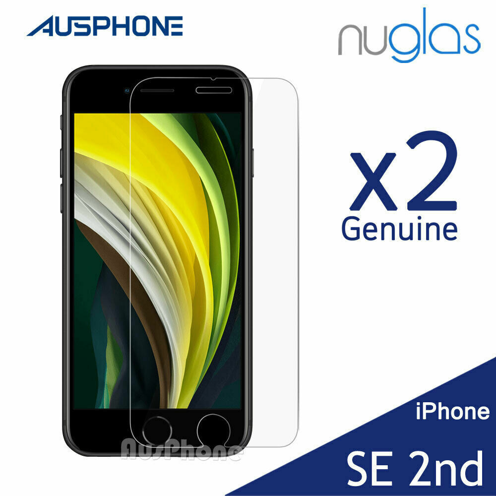 2x Tempered Glass Screen Protector for iPhone