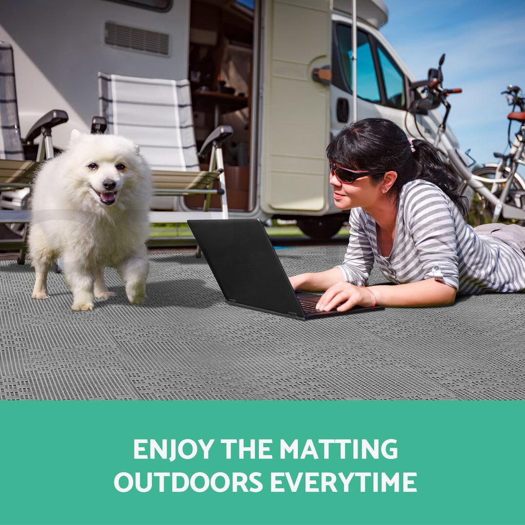 5x2.5M Annex Matting 600GSM Floor Mat Mesh Caravan Camping