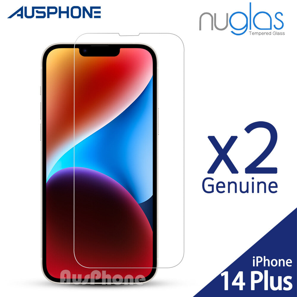 2x Tempered Glass Screen Protector for iPhone
